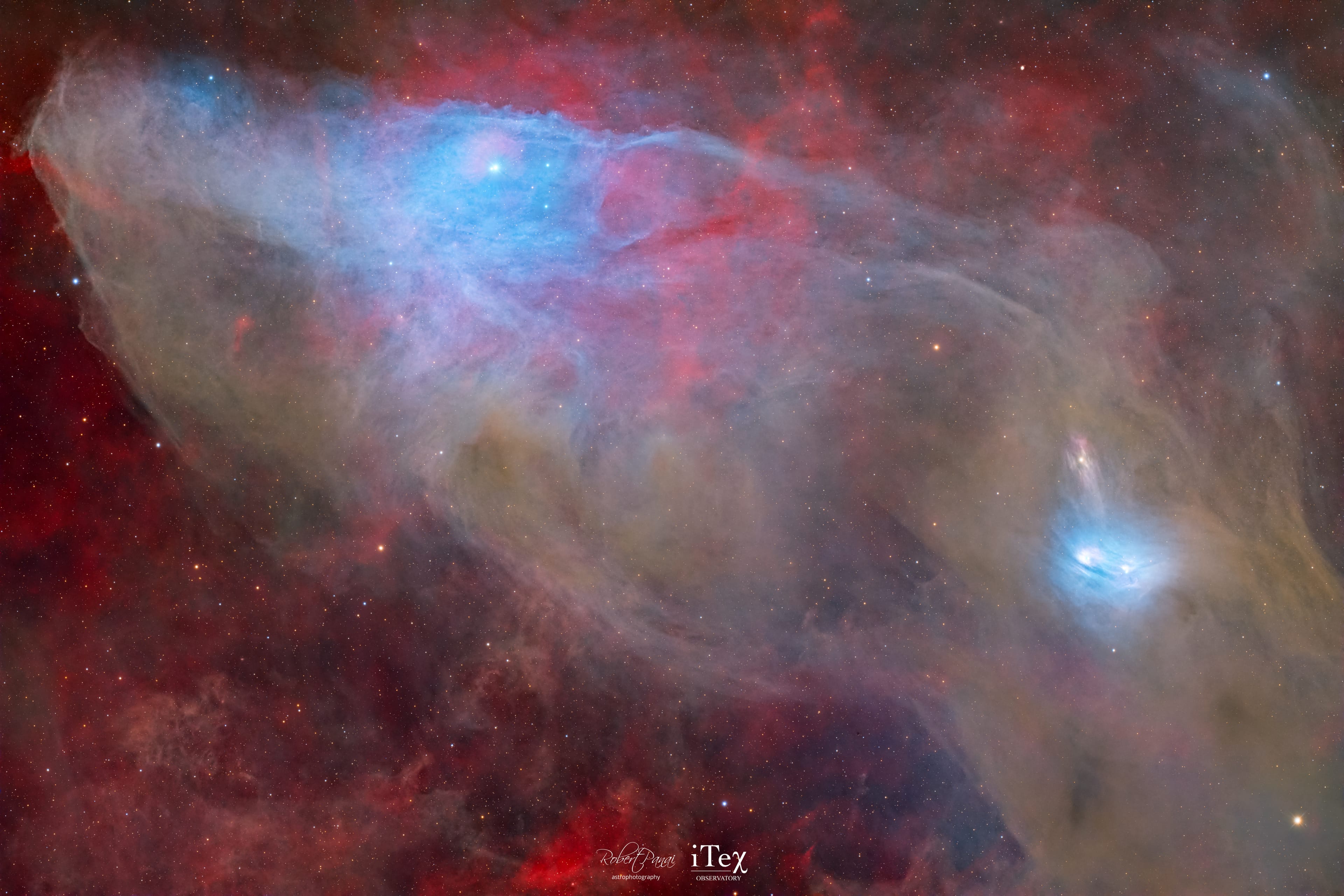 The Bloody Blue Horsehead: a deep view